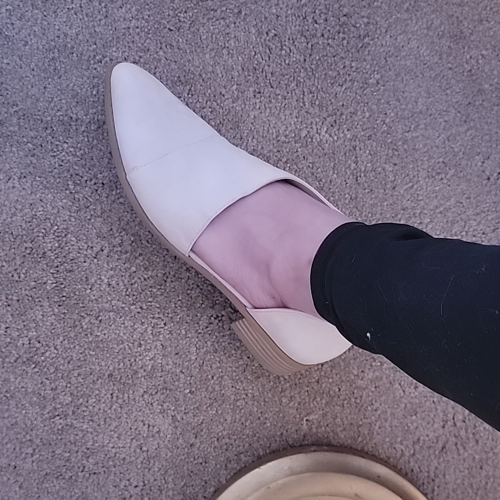 OFF WHITE CUT OUT ANKLE BOOTS